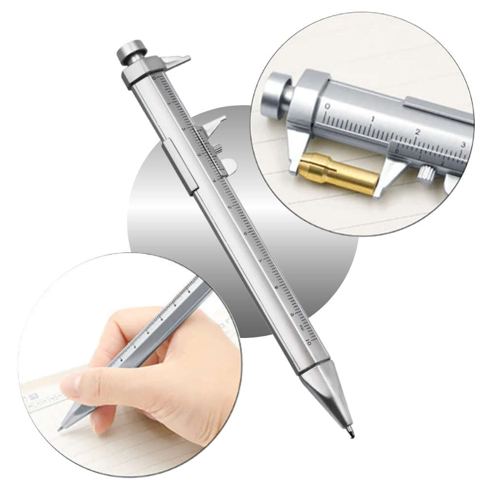 Multifunctional Verner Caliper Ballpoint Pen - Ozerty