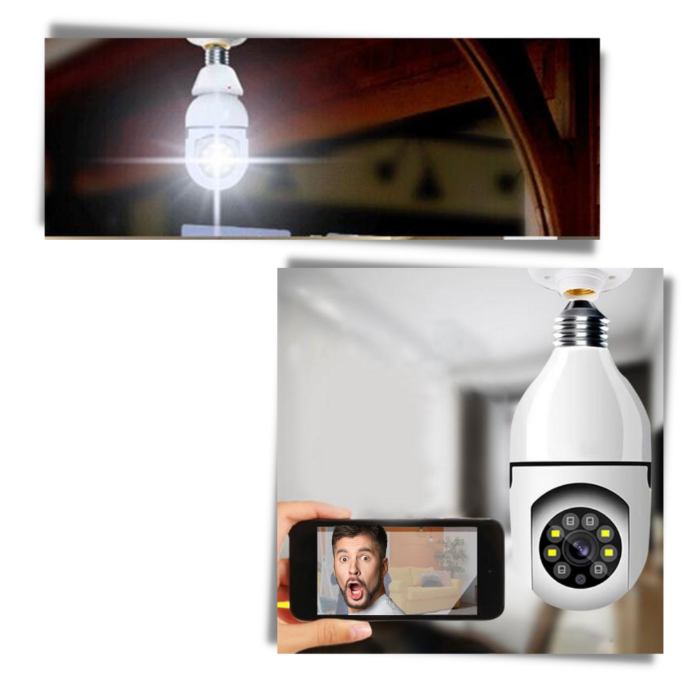 Smart Camera Light Bulb - Ozerty