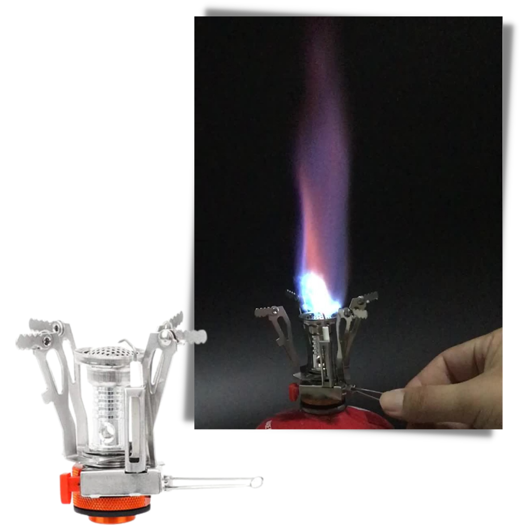 Mini Portable Gas Camping Stove Burner - Ozerty