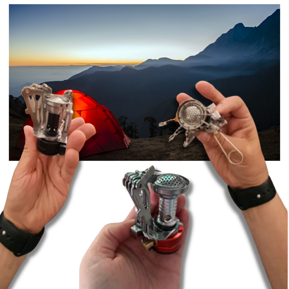 Mini Portable Gas Camping Stove Burner - Ozerty