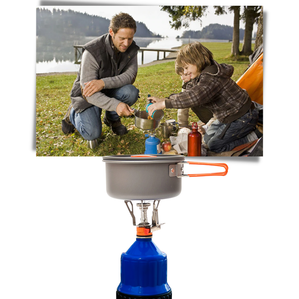 Mini Portable Gas Camping Stove Burner - Ozerty