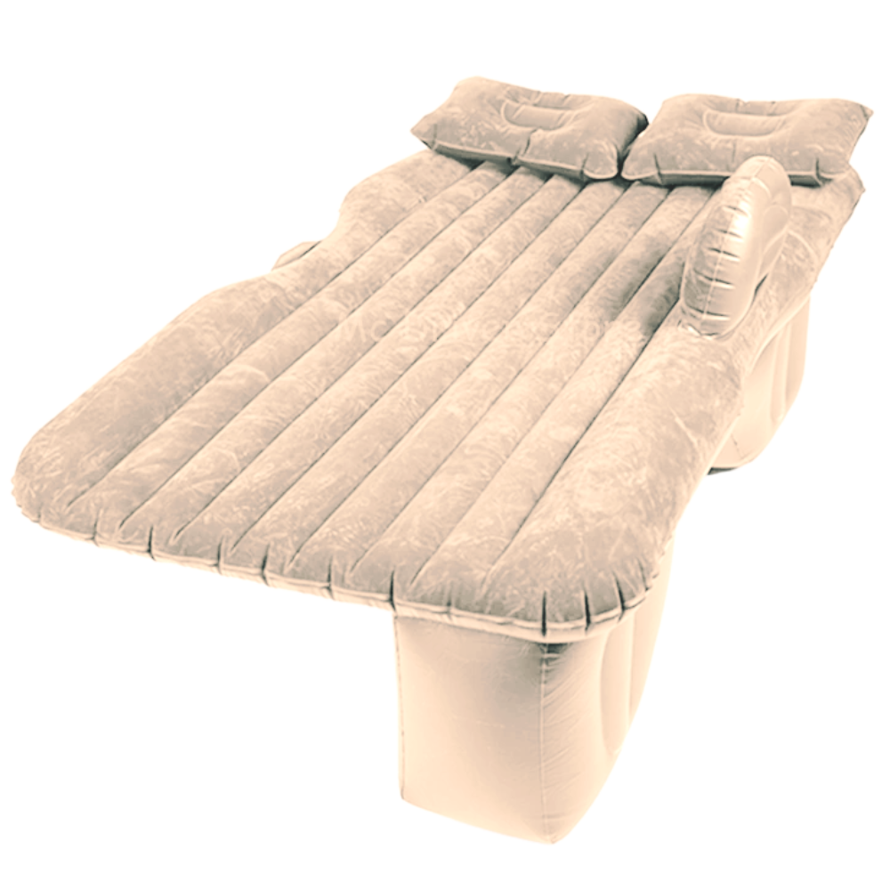 Inflatable Bed for Car Backseat -Beige - Ozerty