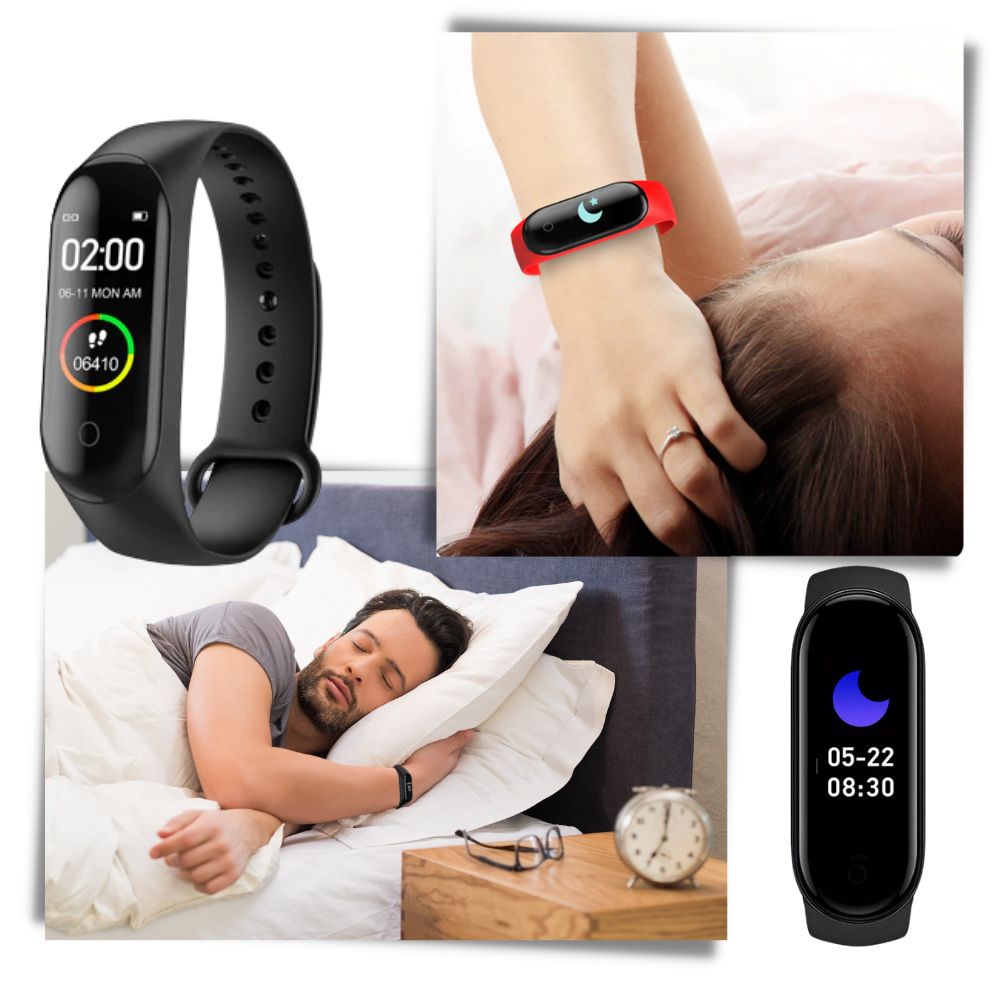 Fitness and Sleep Tracking Bracelet - Ozerty