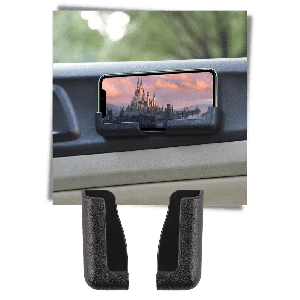 Two-Piece Adhesive Phone Holder for Cars - Ozerty