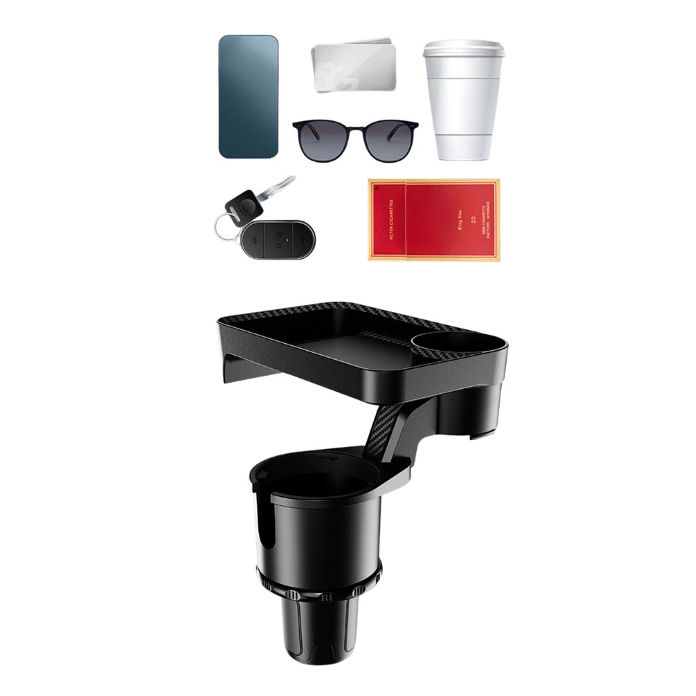 Car Cup Holder and Rotating Tray - Ozerty