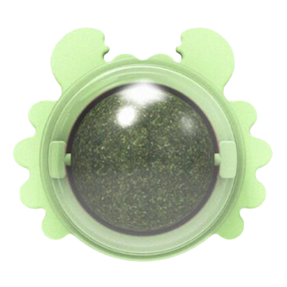 Rotatable Cat Mint Ball Toy -Green - Ozerty