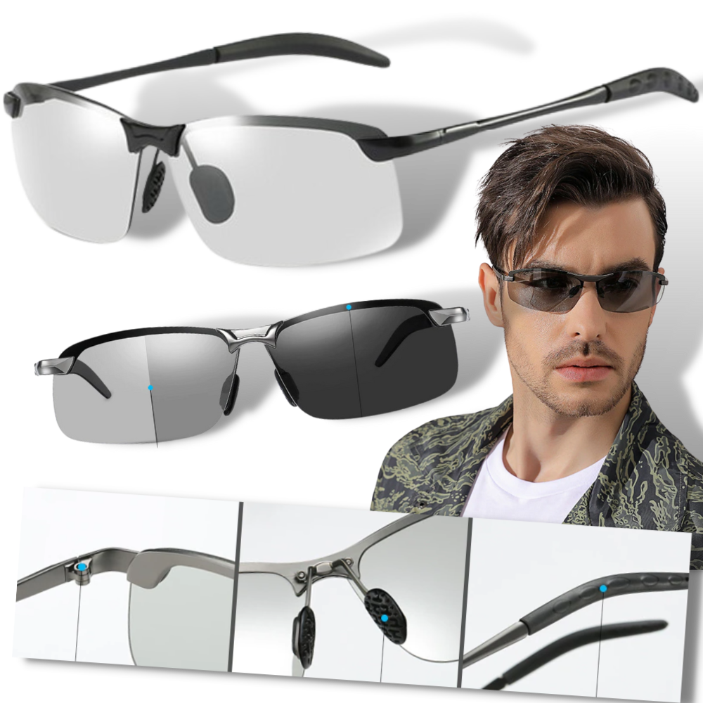 Photochromic UV Sunglasses For Men - Ozerty