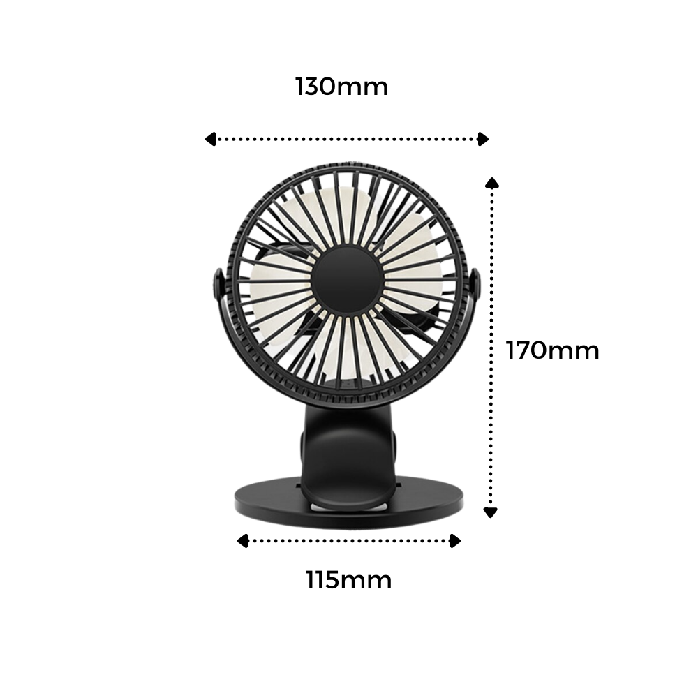 Portable Rechargeable USB Fan - Ozerty