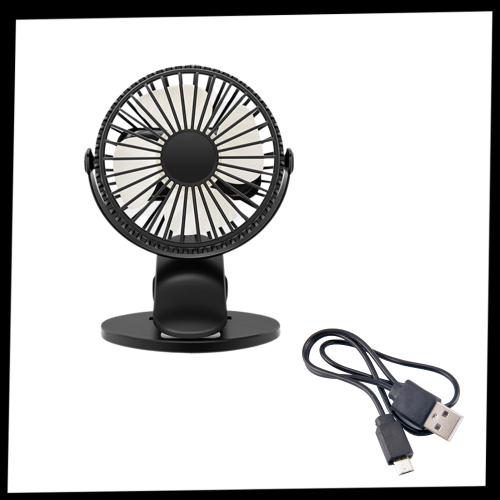 Portable Rechargeable USB Fan - Ozerty