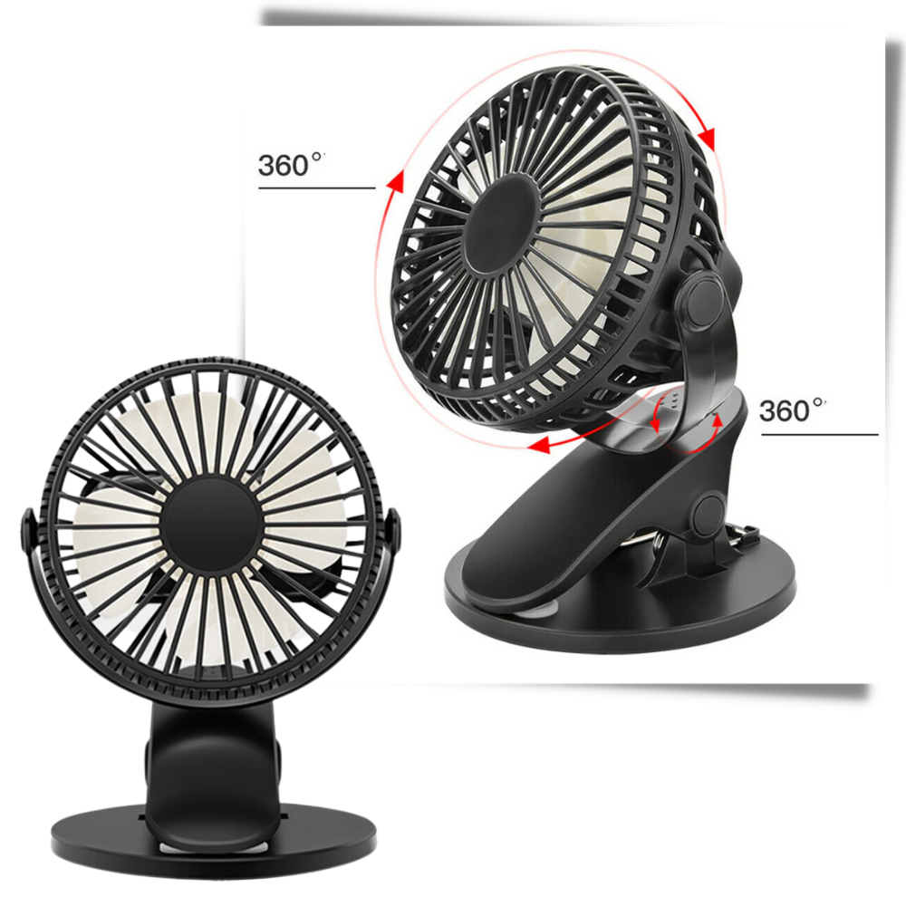 Portable Rechargeable USB Fan - Ozerty