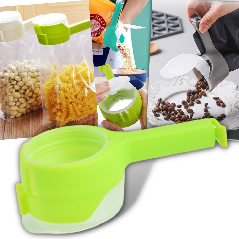 Food Bag Clip with Lid (2-pack) - Ozerty