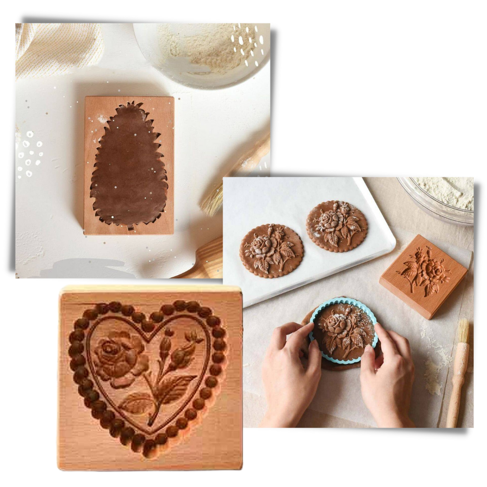 Wooden Cookie Cutter Mould - Ozerty