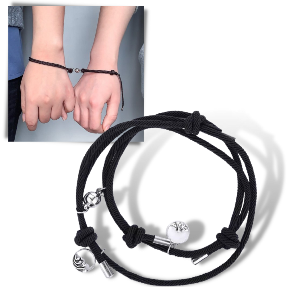 Set of 2 Magnetic Bracelets for Couples - Ozerty