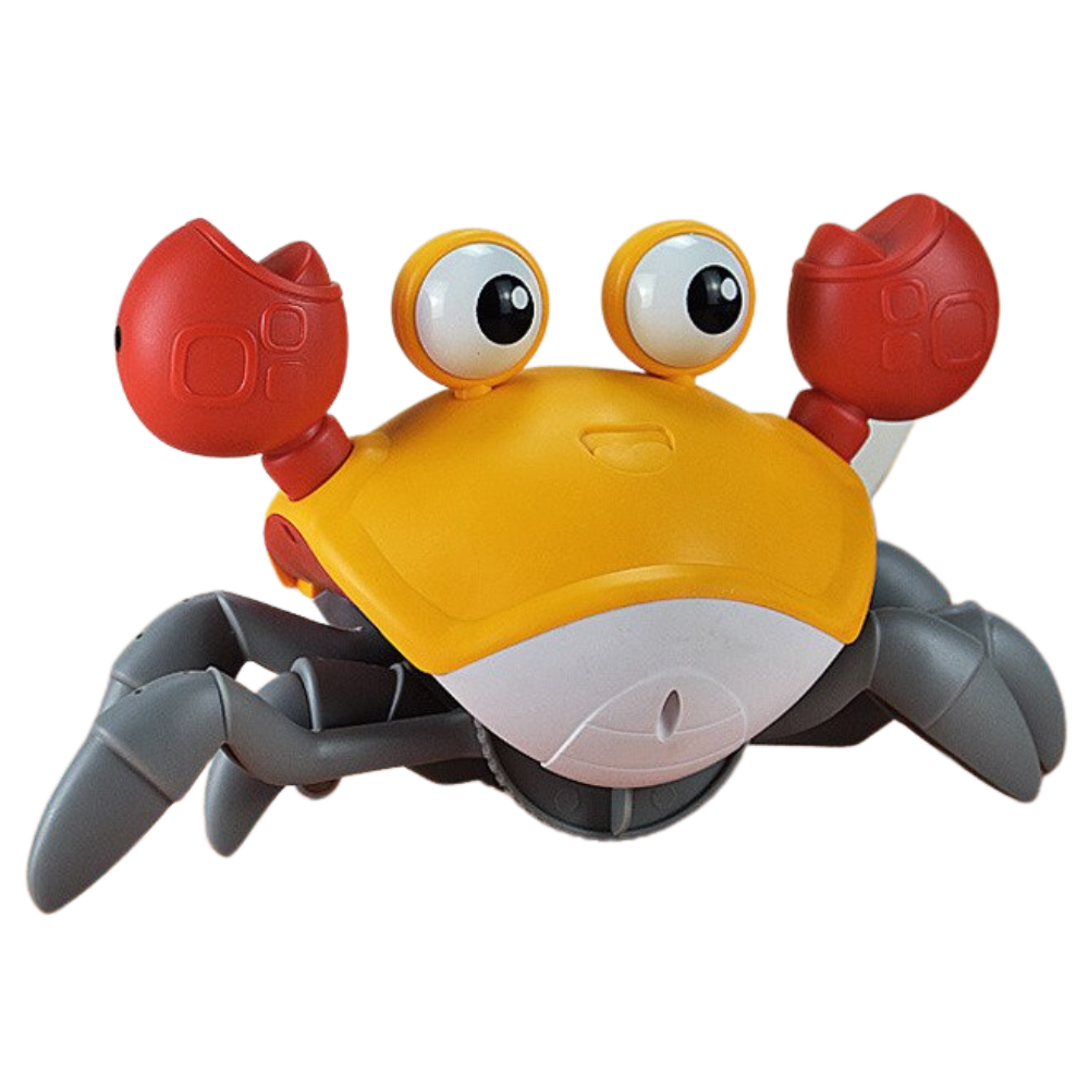 Crab Toy with Motion Sensor -Yellow - Ozerty