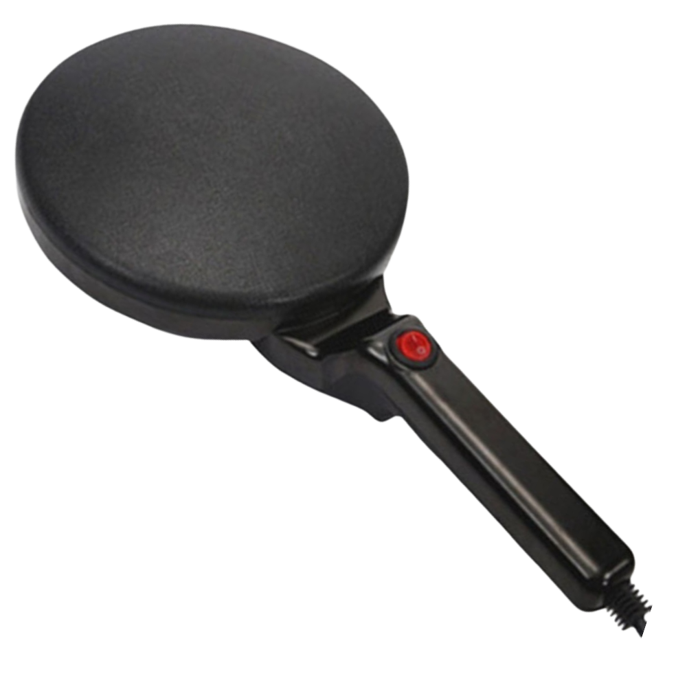 Non-Stick Electric Crepe Maker -Black - Ozerty