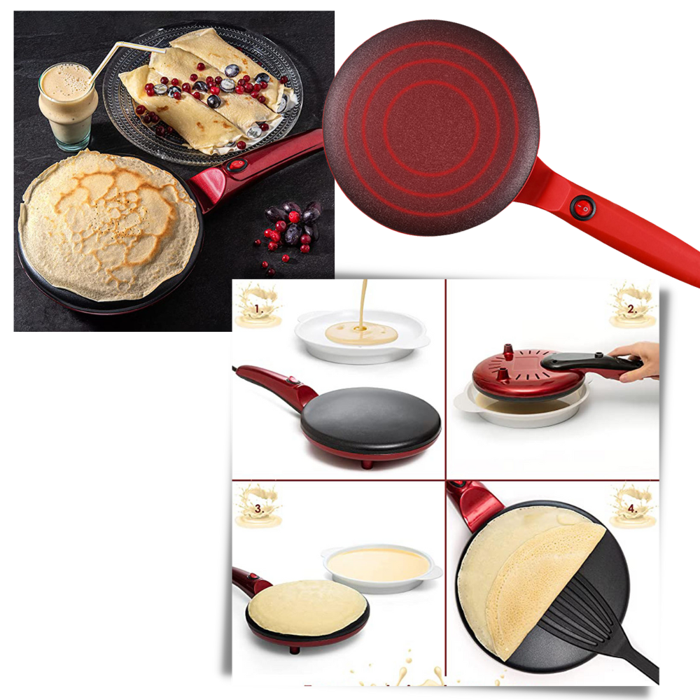 Non-Stick Electric Crepe Maker - Ozerty