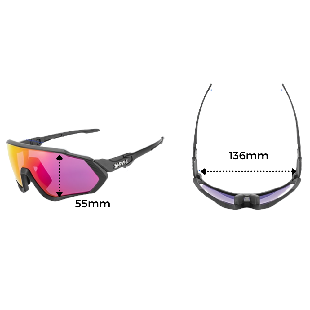 Polarized Cycling Sunglasses - Ozerty