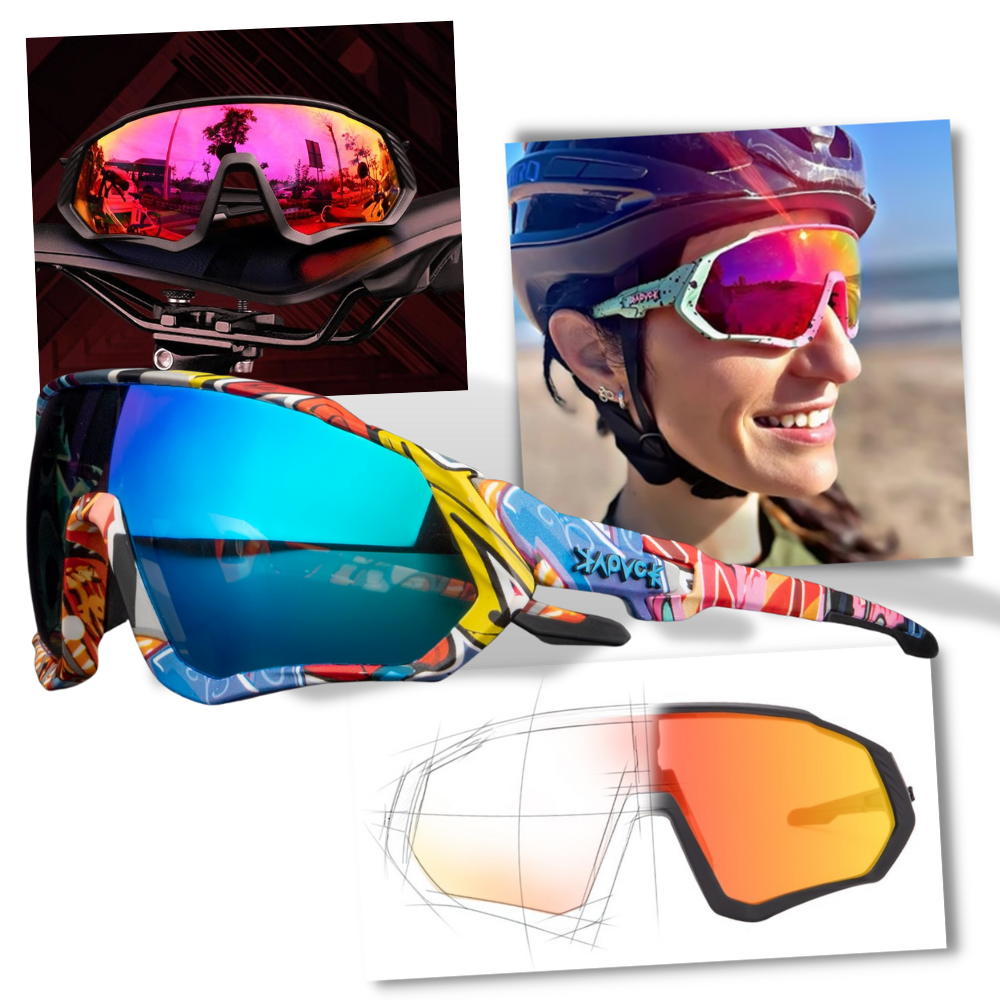 Polarized Cycling Sunglasses - Ozerty