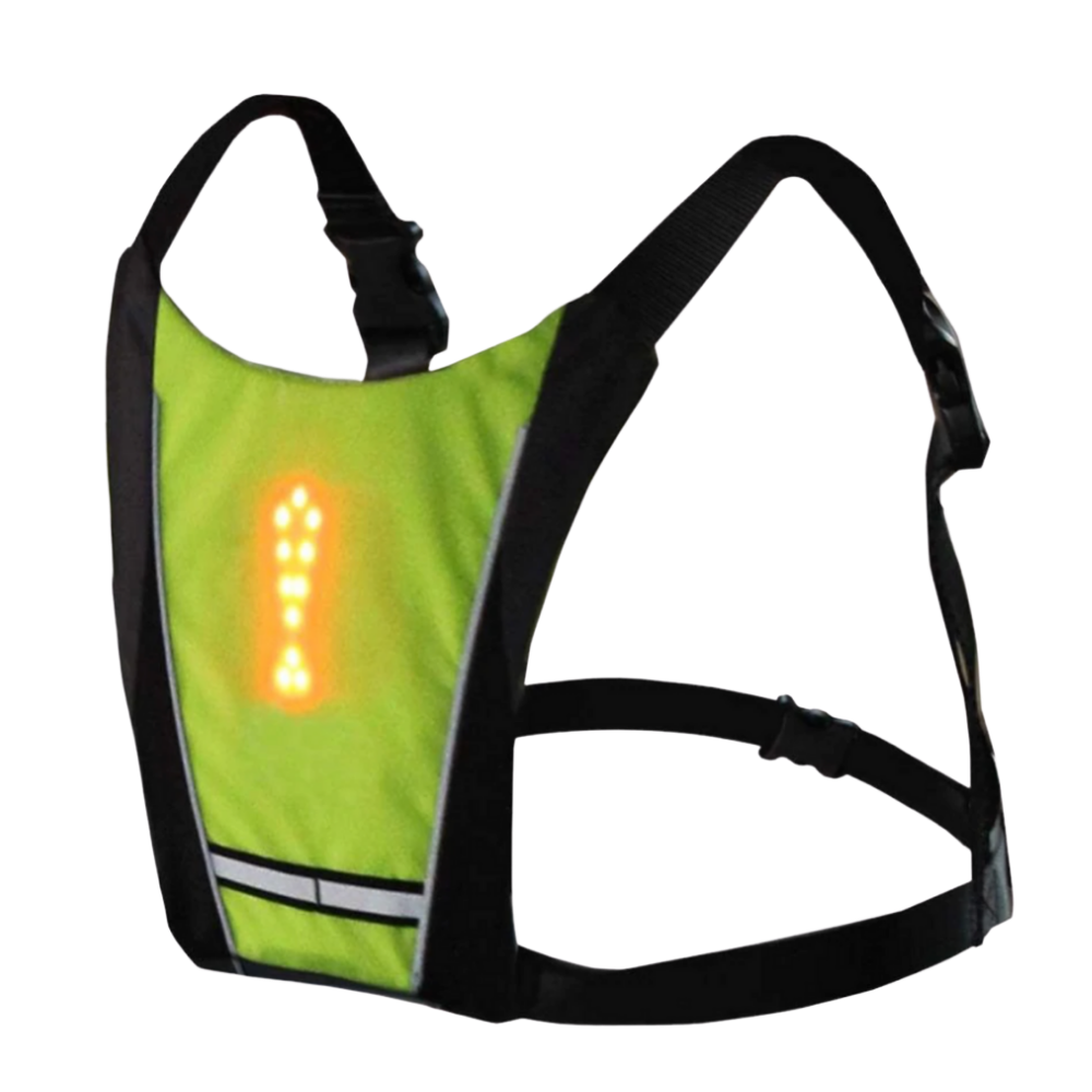 Reflective Cycling Vest With LED - Ozerty