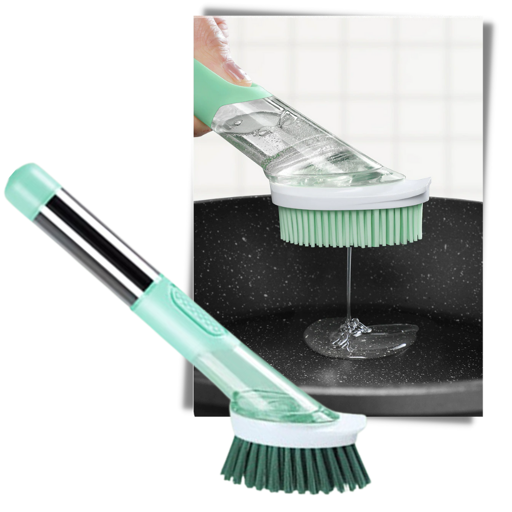 Cleaning Brush with Soap Dispenser - Ozerty