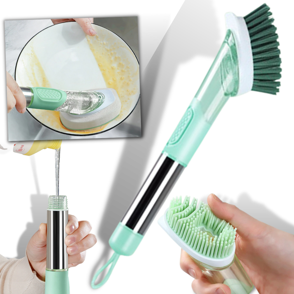 Cleaning Brush with Soap Dispenser - Ozerty