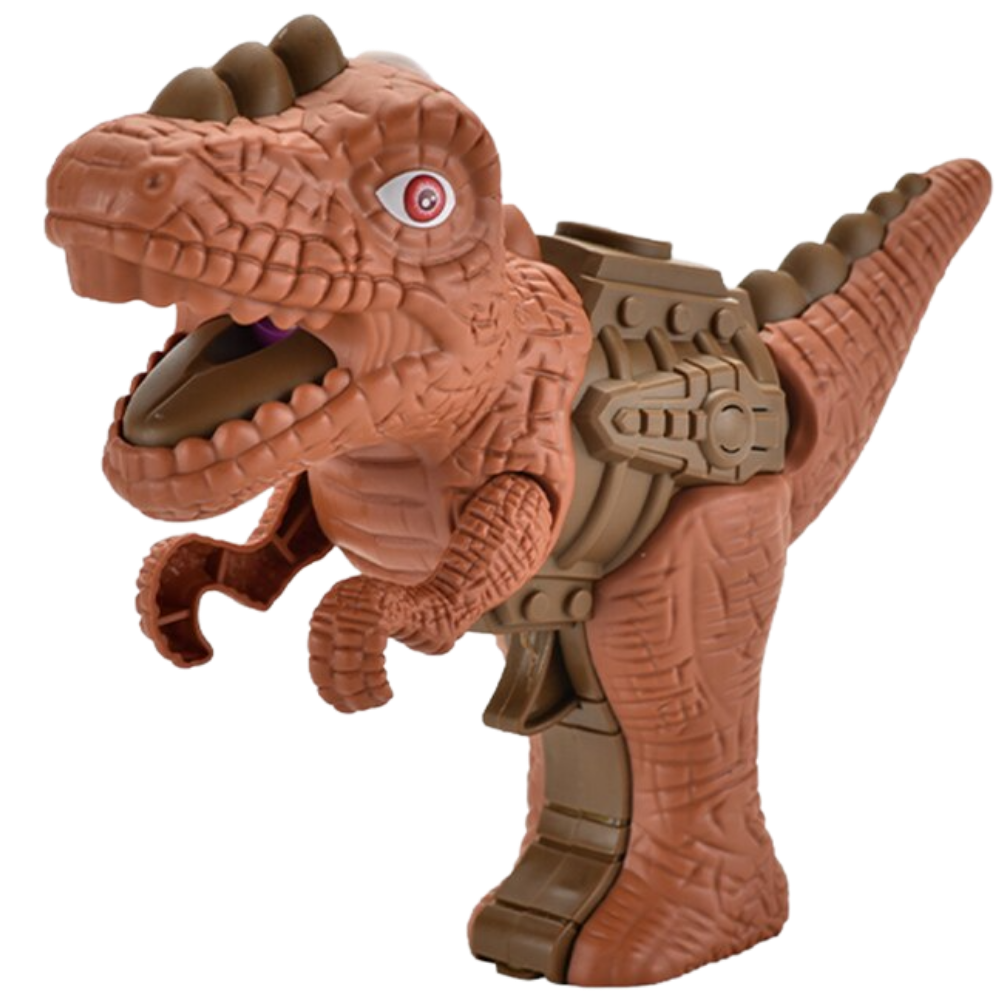 Dinosaur Toy Fire Spray Gun -Brown - Ozerty