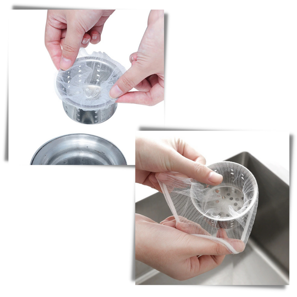 Pack of Filter Mesh for Kitchen Sink - Ozerty