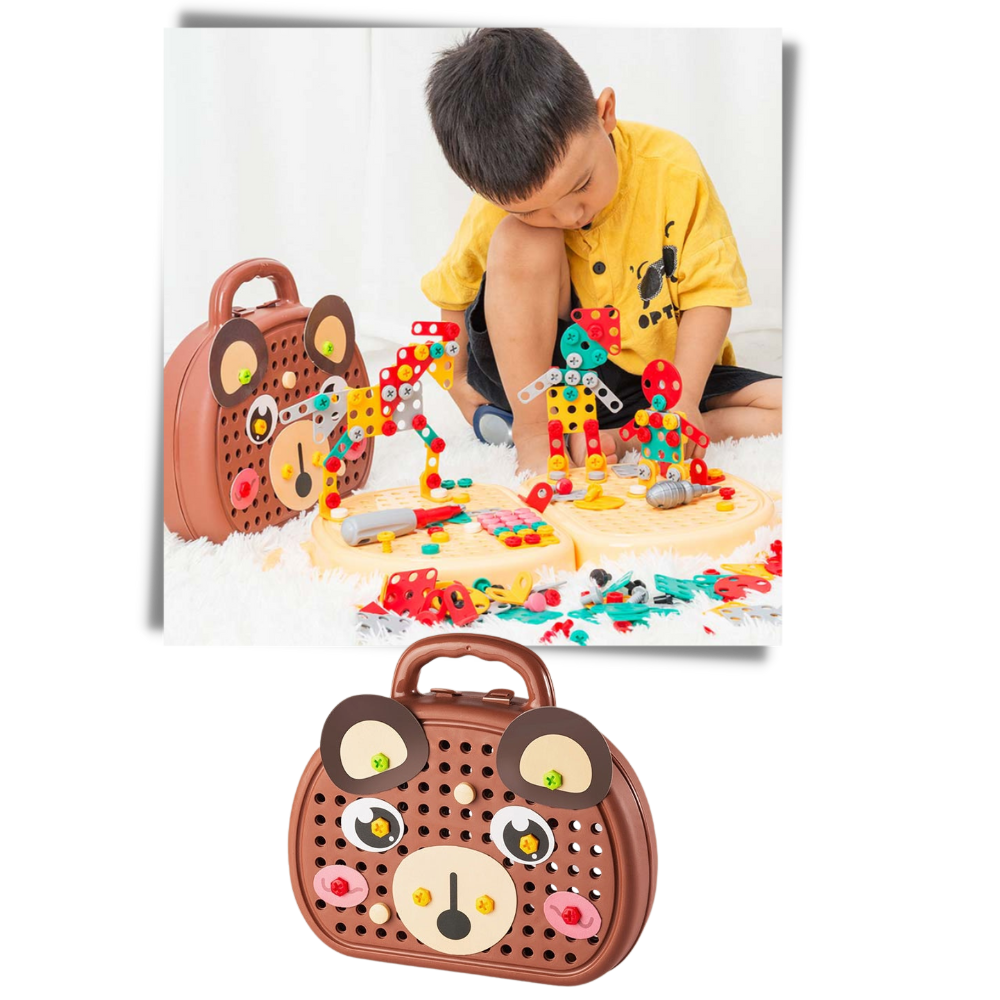 Educational Puzzle Toy and Drill Kit - Ozerty