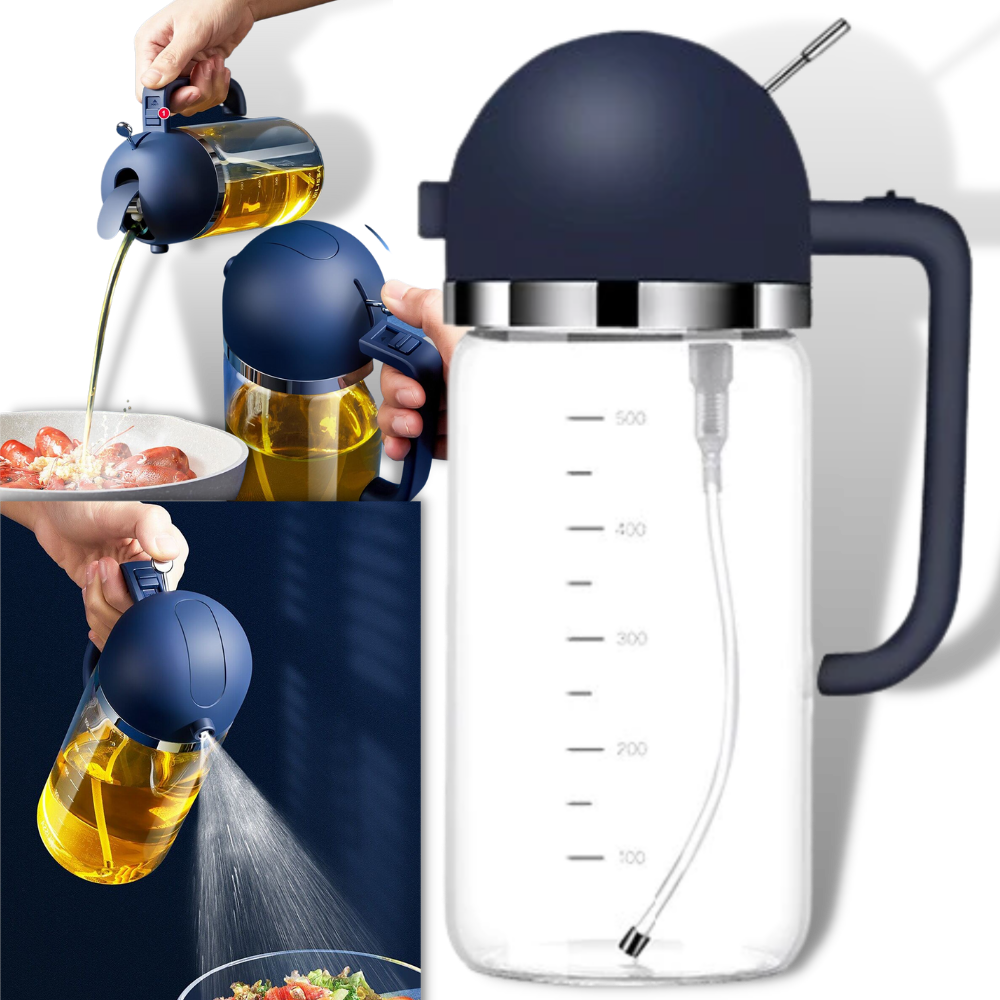 Spray & Pour Oil Dispenser Bottle - Ozerty