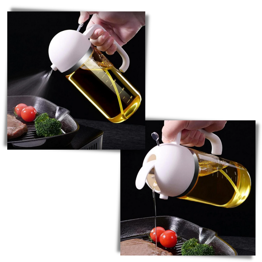 Spray & Pour Oil Dispenser Bottle - Ozerty