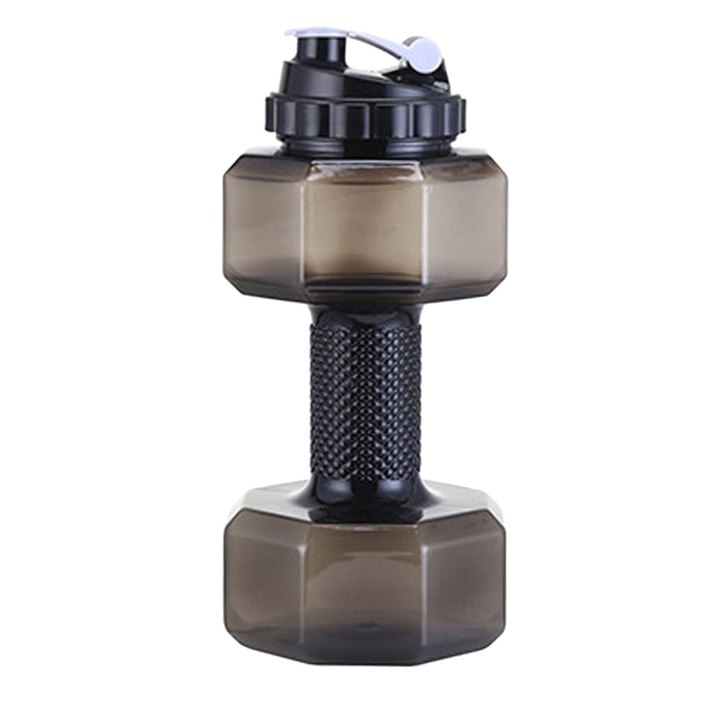 Dumbbell Water Bottle -Black - Ozerty