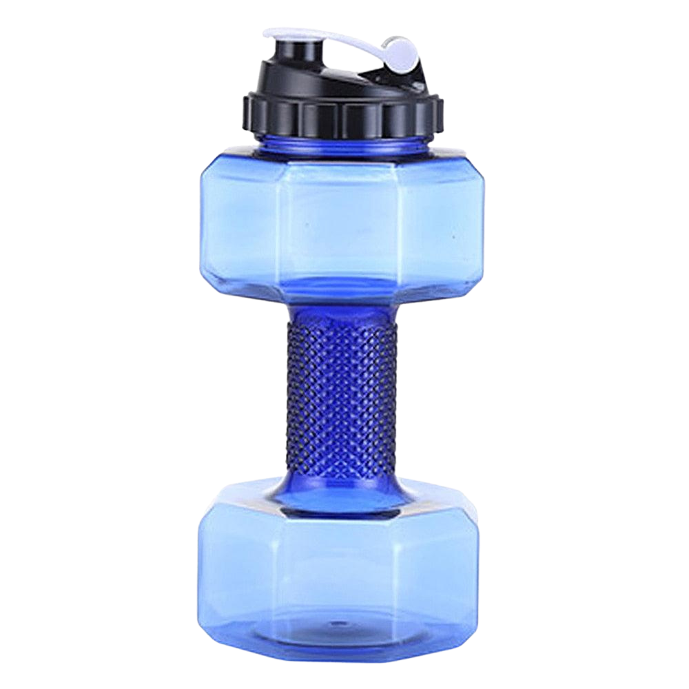 Dumbbell Water Bottle -Blue - Ozerty