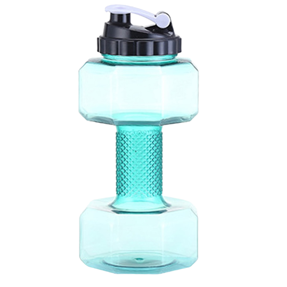 Dumbbell Water Bottle -Green - Ozerty