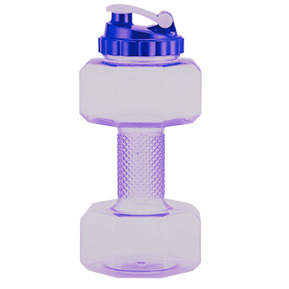 Dumbbell Water Bottle -Purple - Ozerty