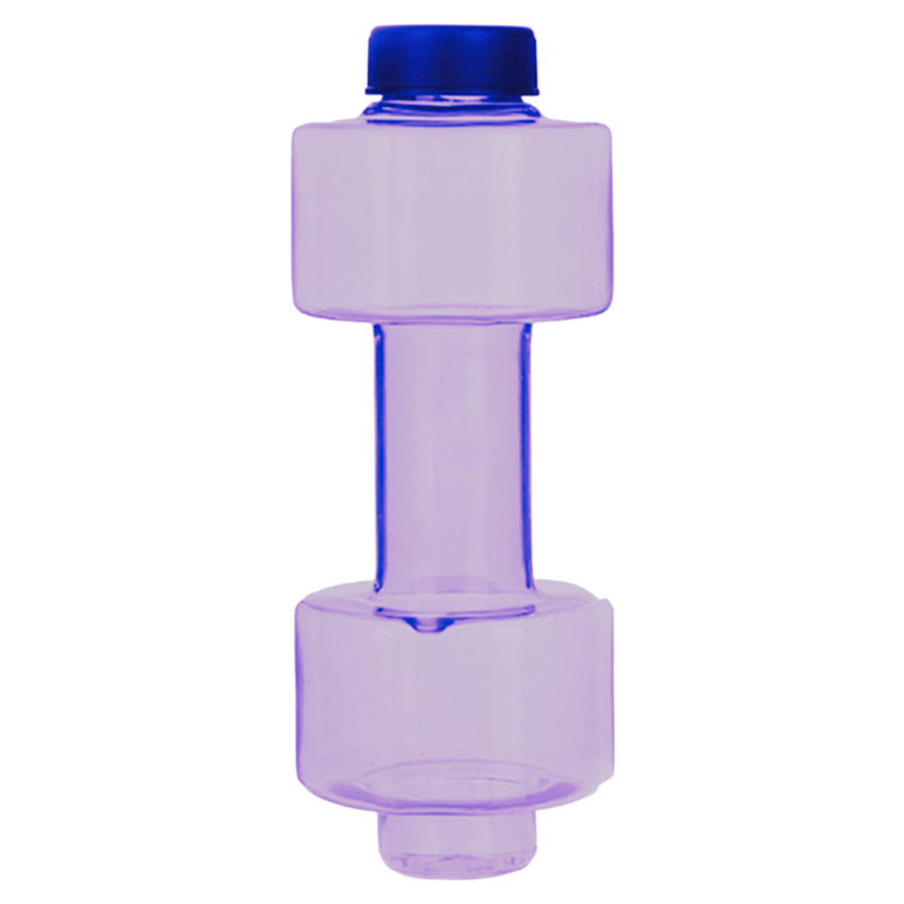 Dumbbell Water Bottle -Purple - Ozerty