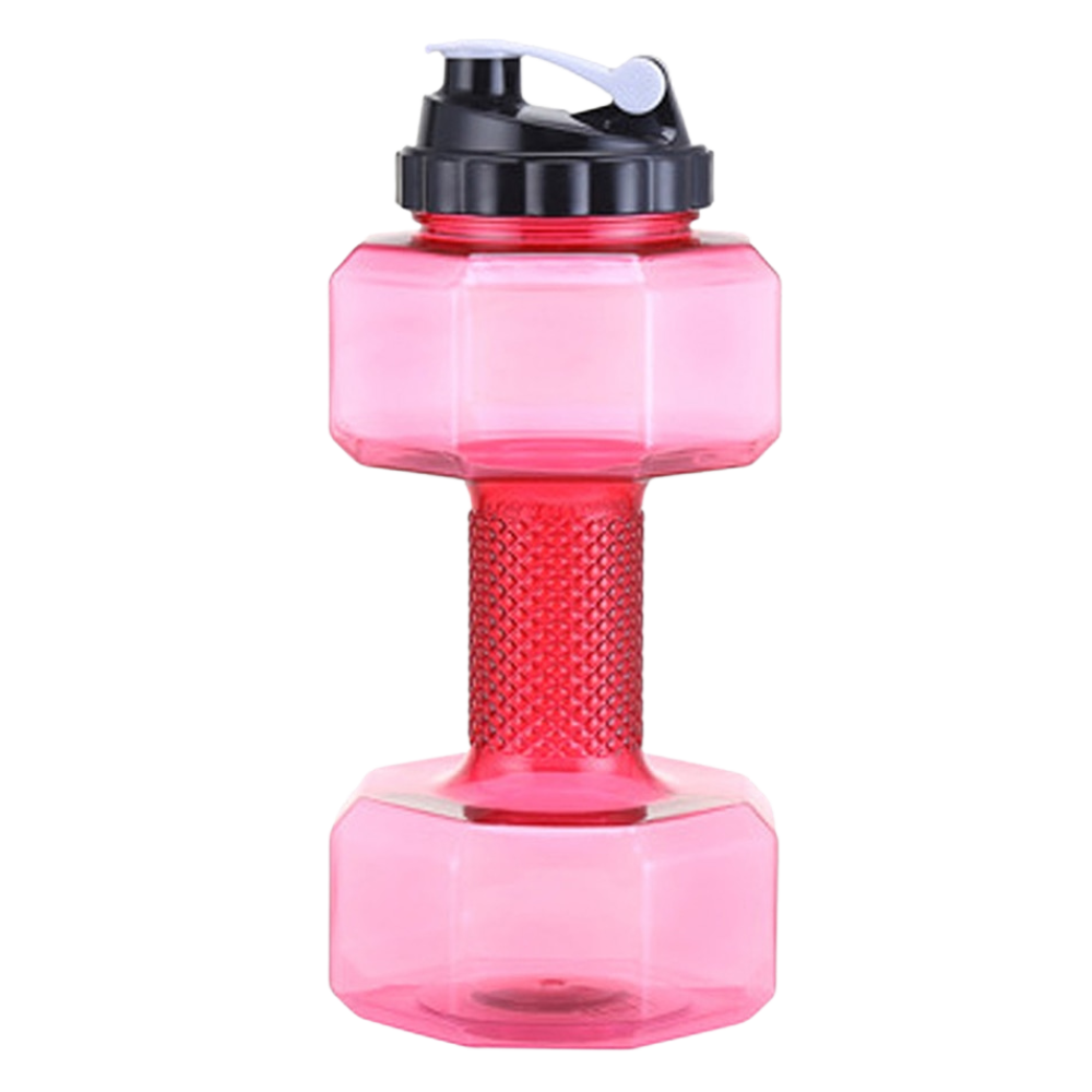 Dumbbell Water Bottle -Red - Ozerty