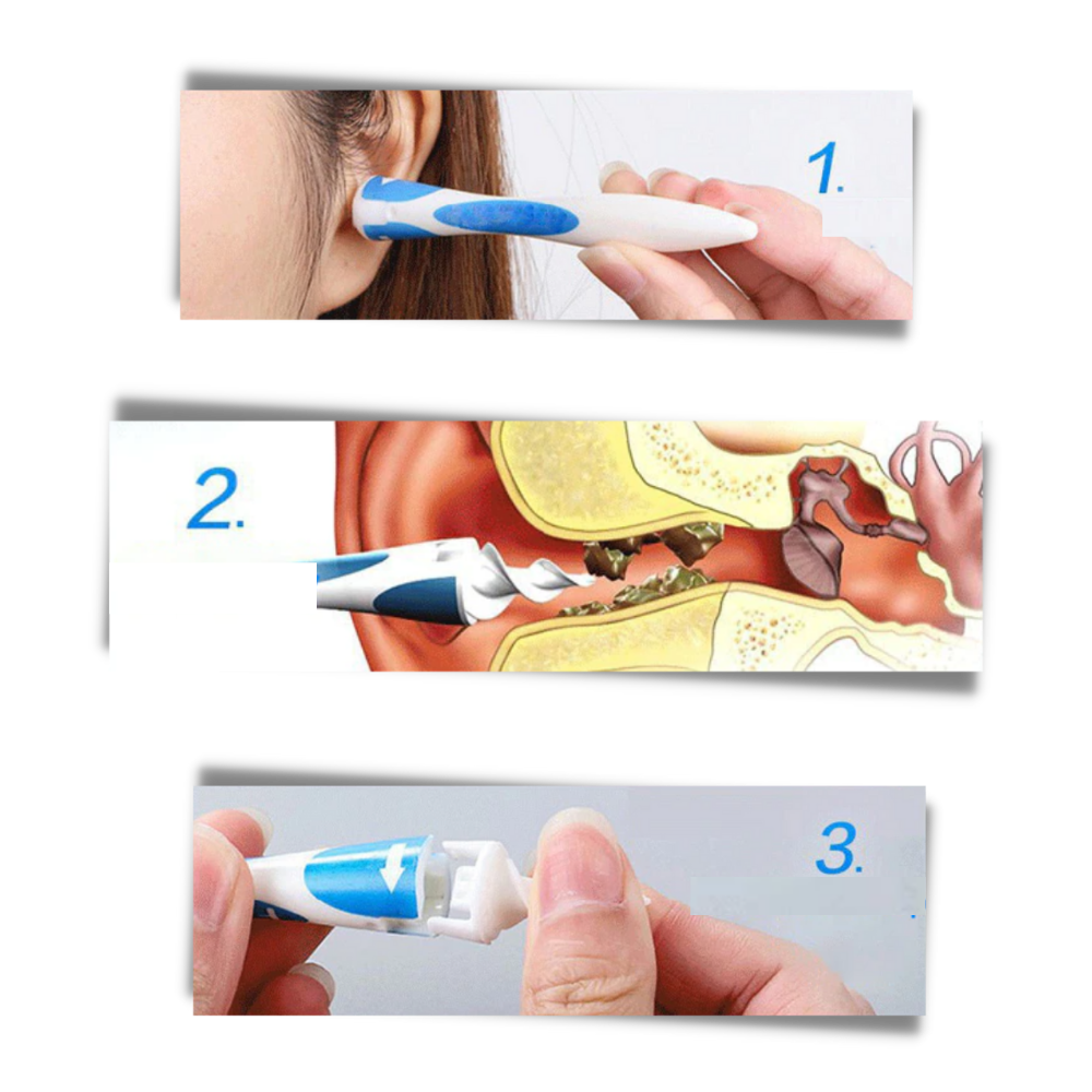 Silicone Spiral Ear Cleaner Tool
 - Ozerty