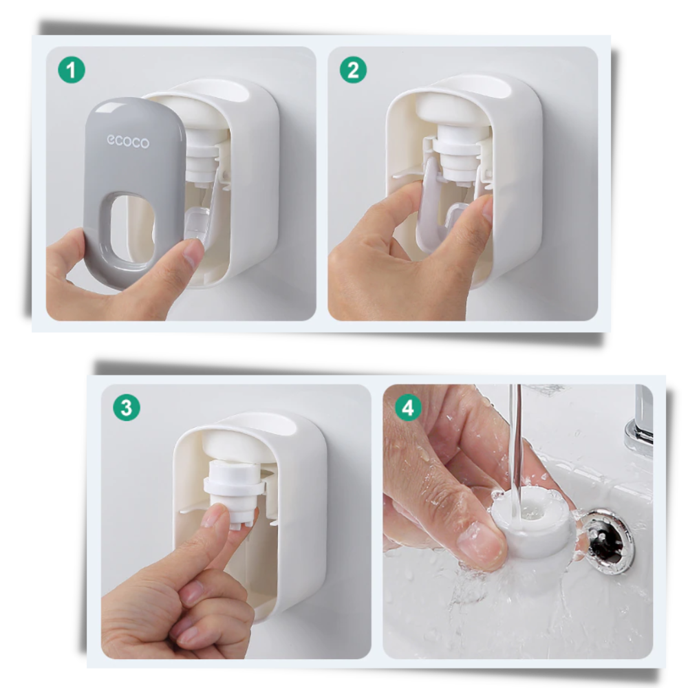 Wall-Mounted Toothpaste Dispenser - Ozerty