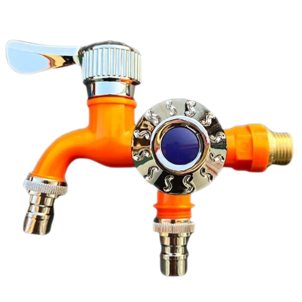 Dual Head Faucet -Orange - Ozerty