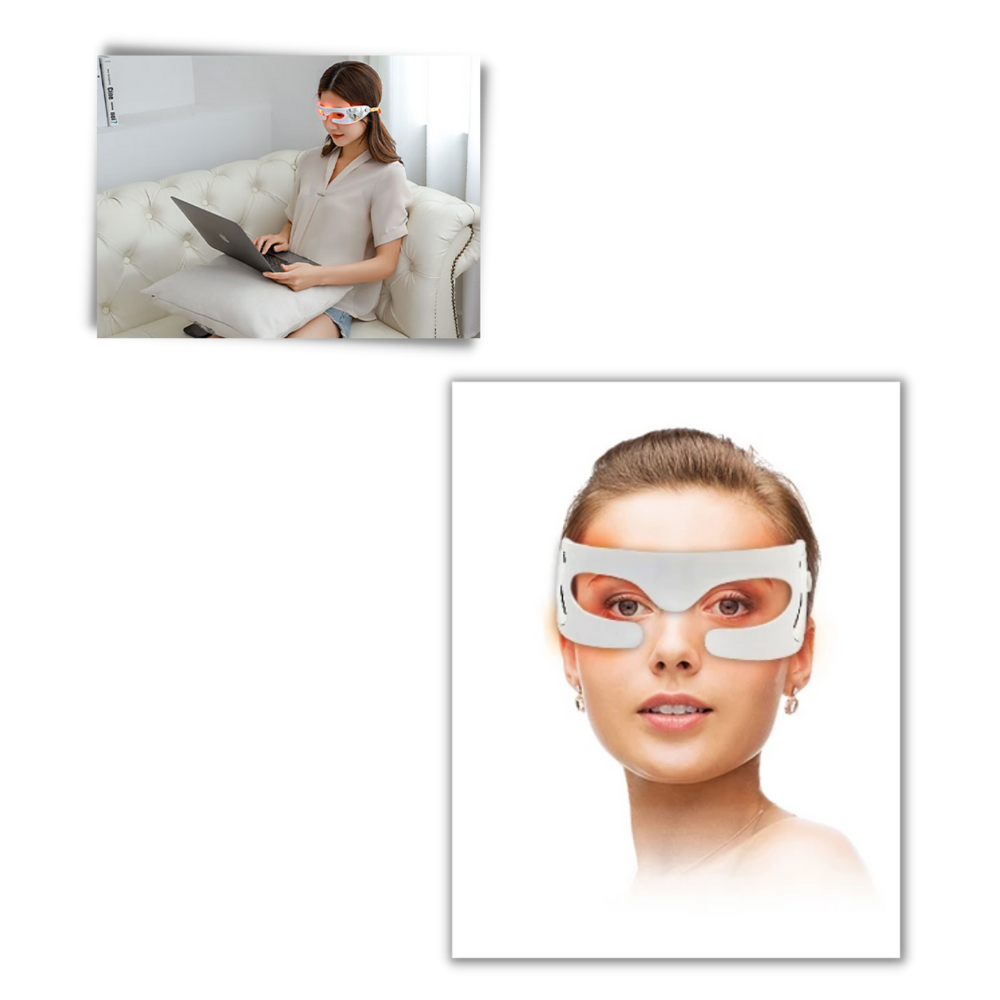 LED Wrinkle Remover Massaging Eye Mask - Ozerty