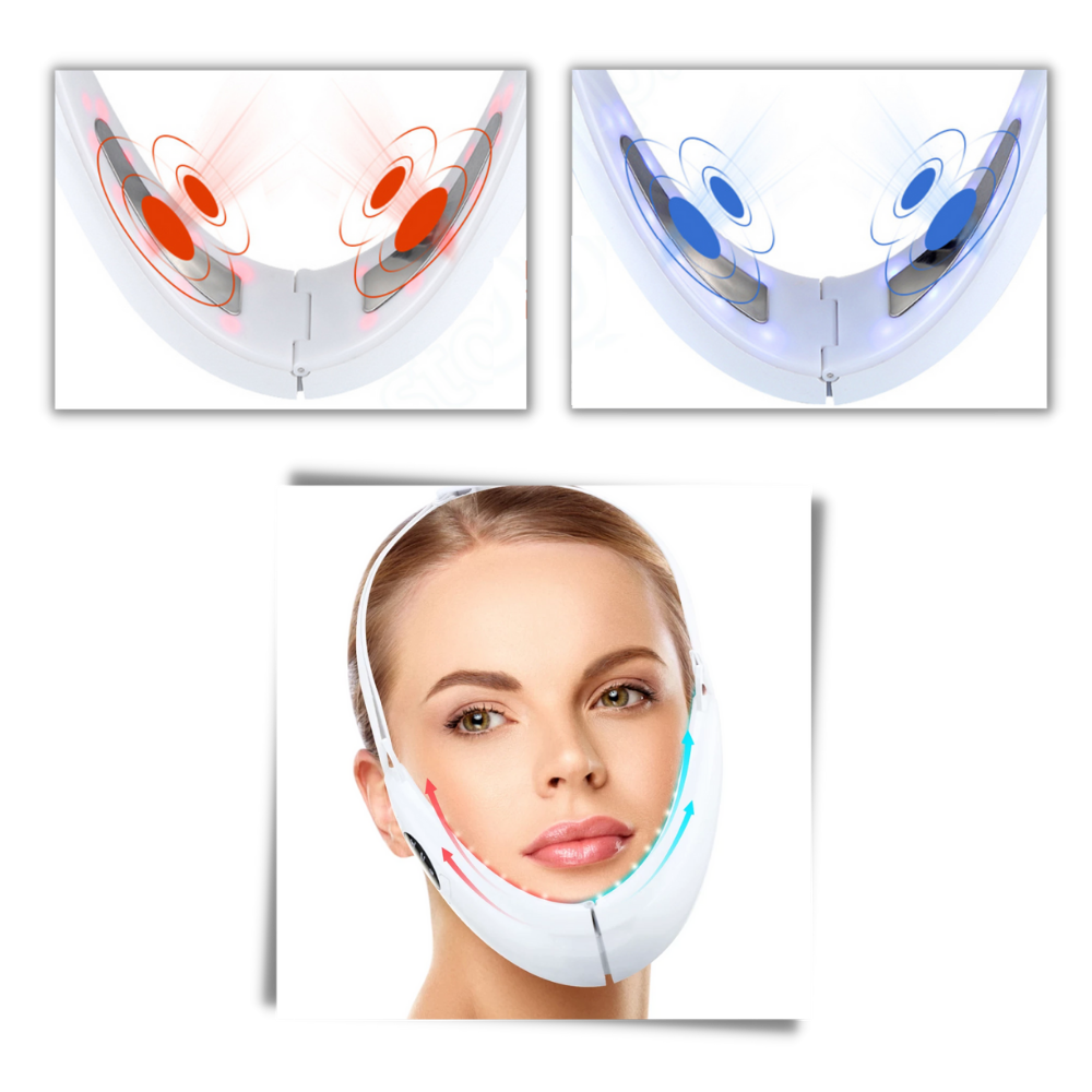 V-Shaped Face Massager - Ozerty