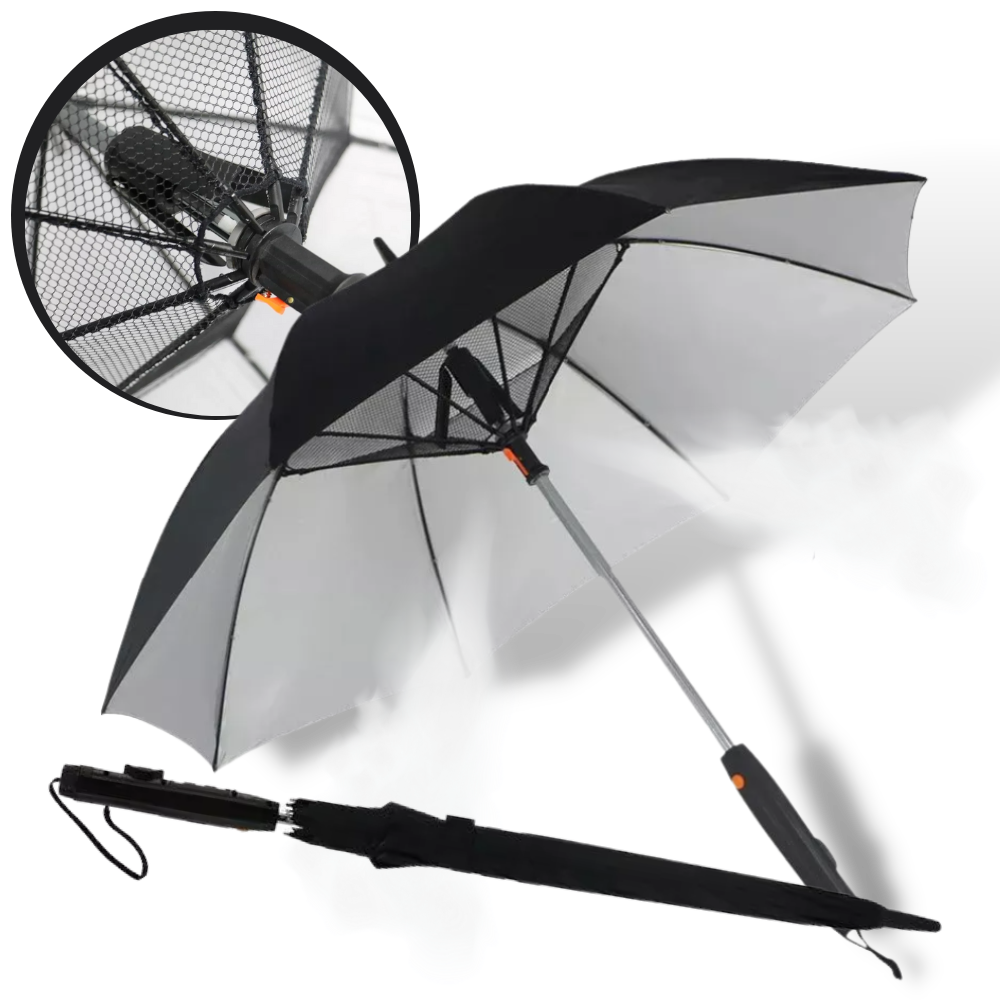 Umbrella With Fan and Water Spray - Ozerty