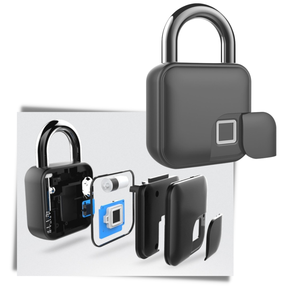 Bluetooth Fingerprint Padlock - Ozerty