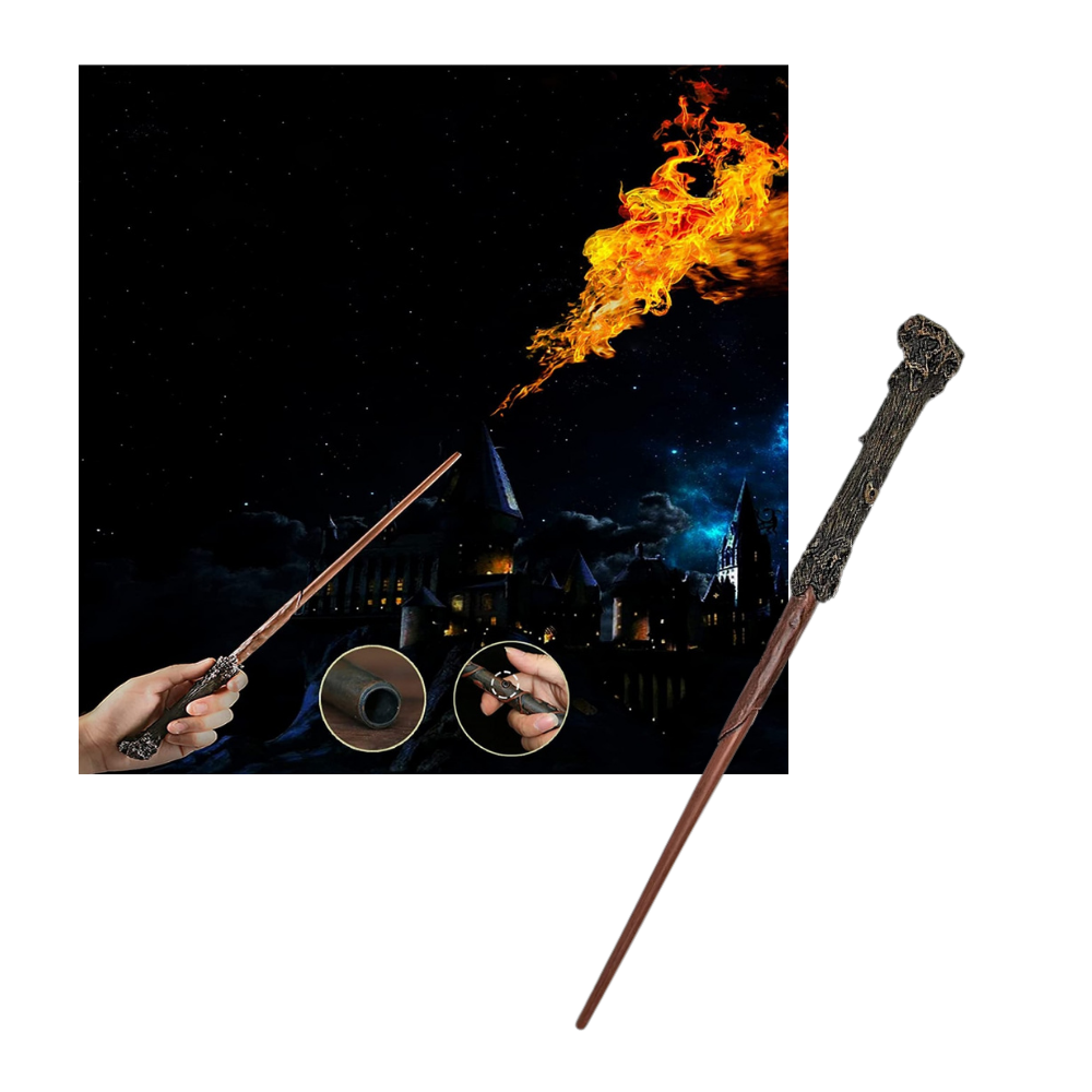 Harry Potter Magic Fire-Shooting Wand - Ozerty