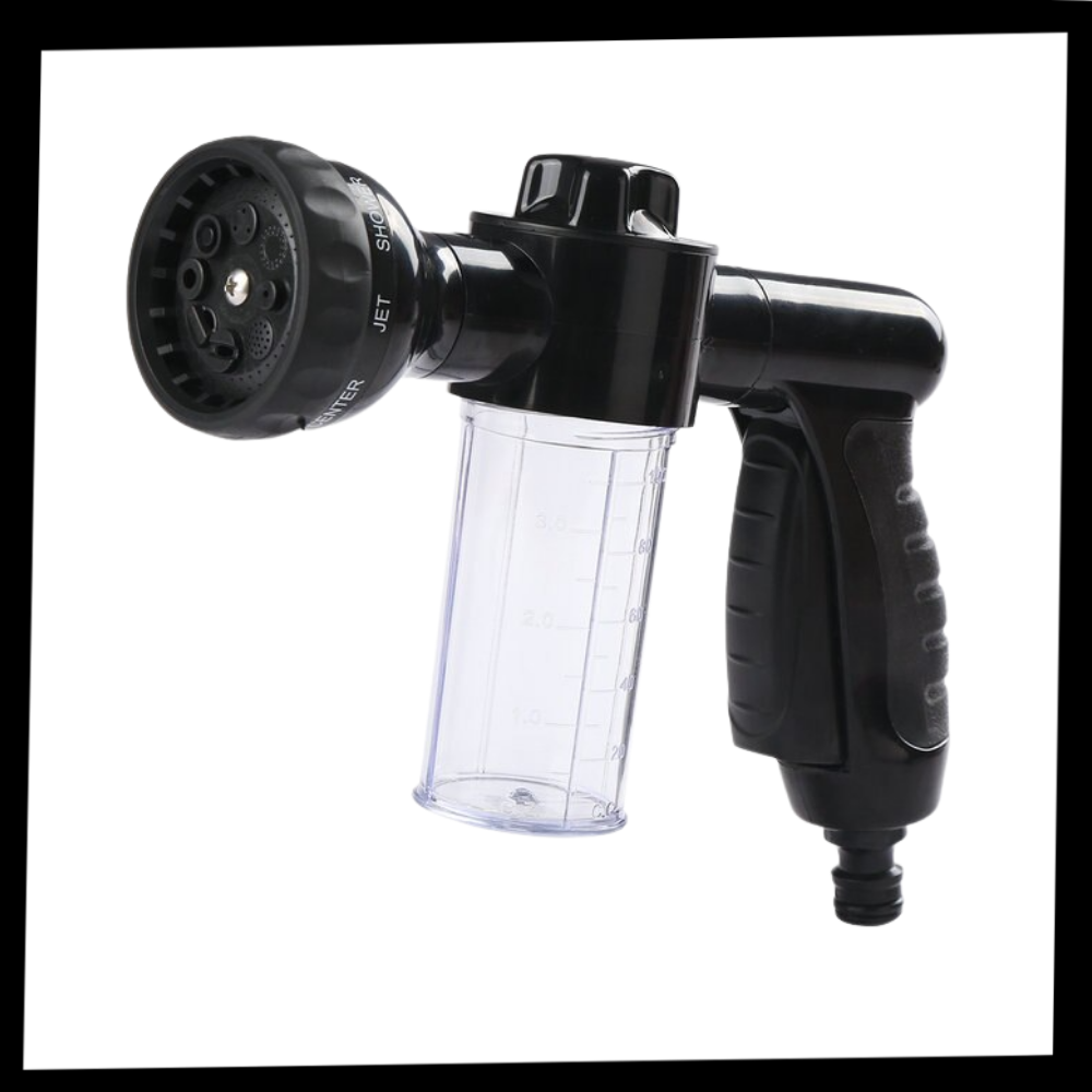 High-Pressure Hose Nozzle Head & Soap Dispenser - Ozerty