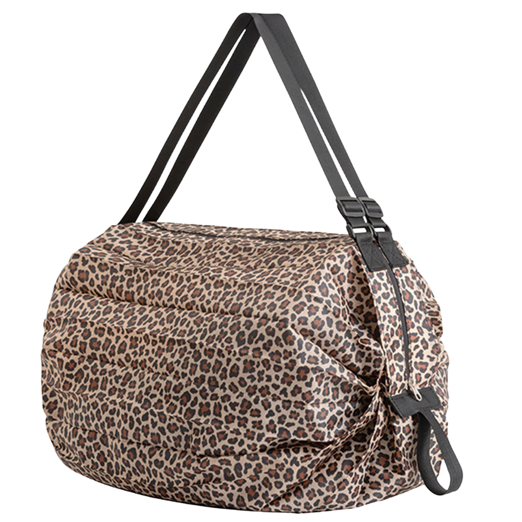 Foldable Waterproof Shopping Bag -Leopard - Ozerty