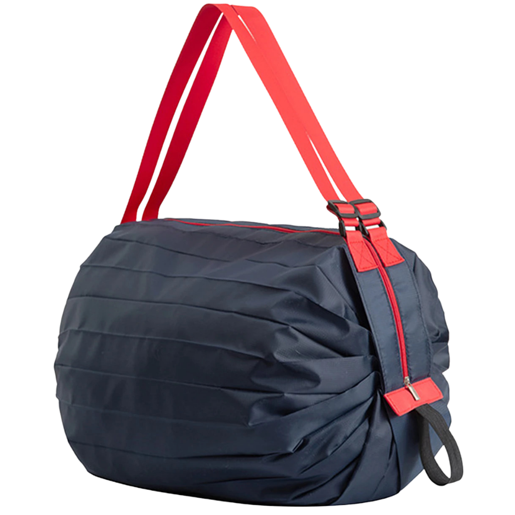 Foldable Waterproof Shopping Bag -Navy - Ozerty