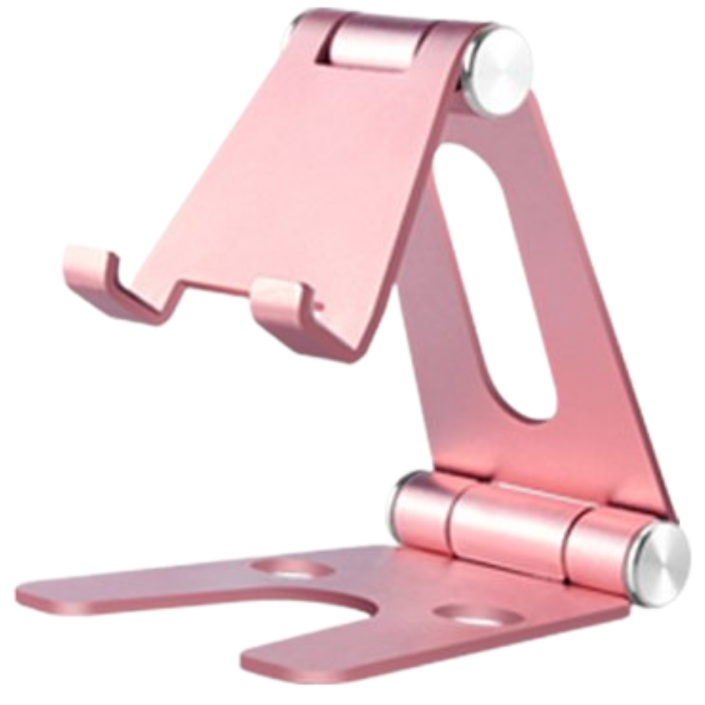 Swivel and Folding Phone Stand -Rose - Ozerty