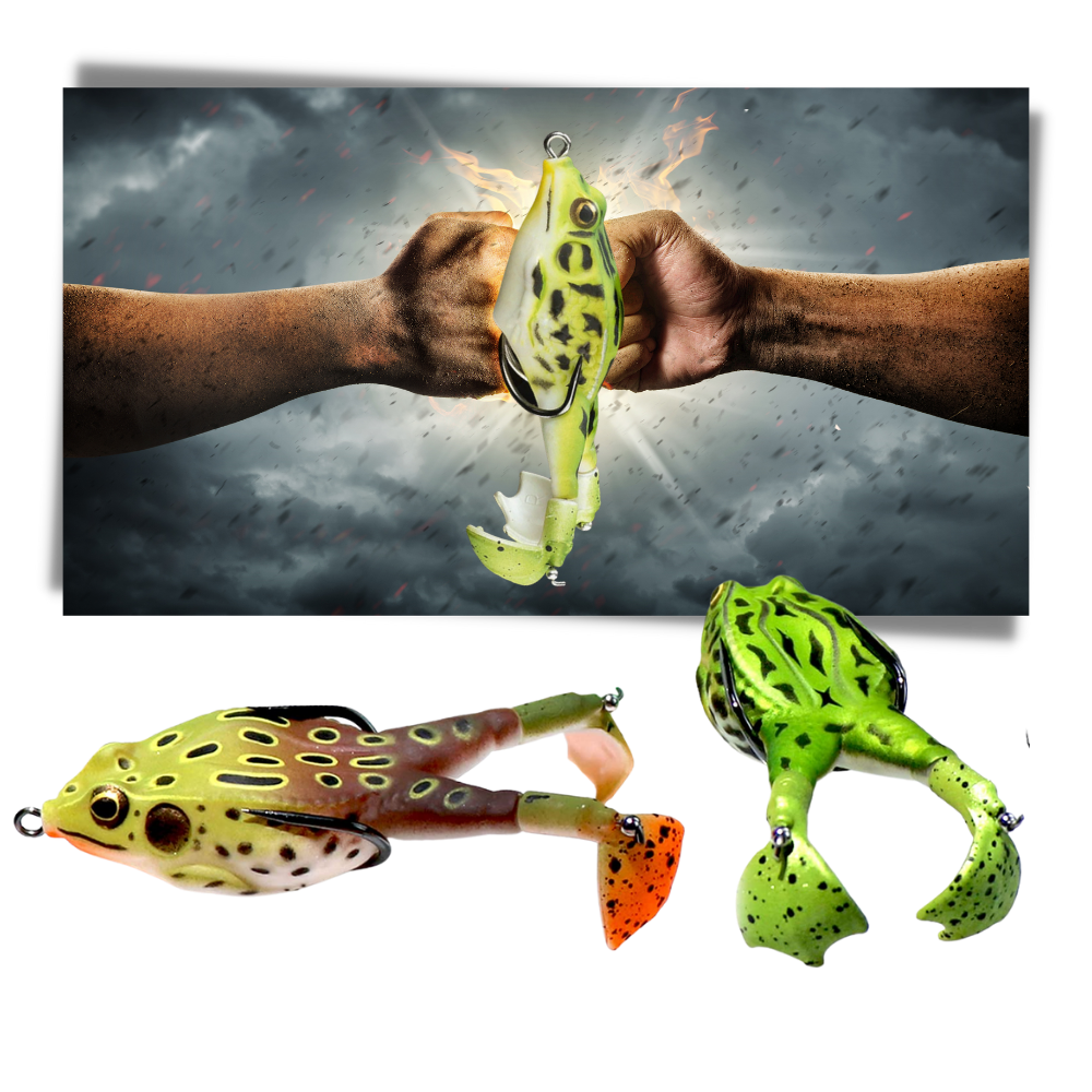 Silicone Frog Fishing Lure - Ozerty