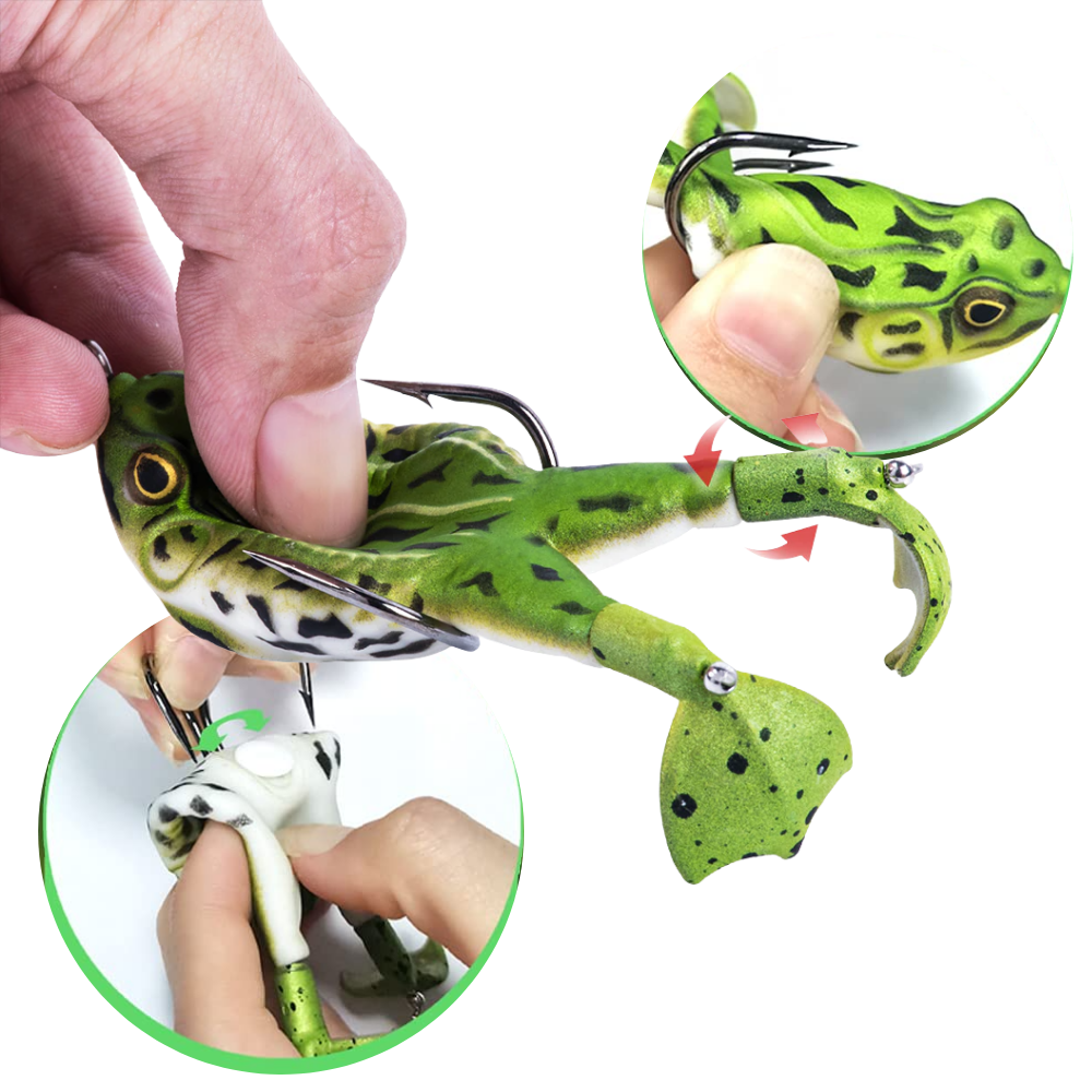 Silicone Frog Fishing Lure - Ozerty